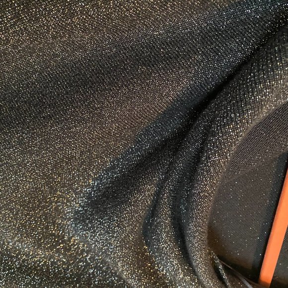 ZARA Grey Metallic Asymmetric Sweater Dress Size M - Picture 5 of 6